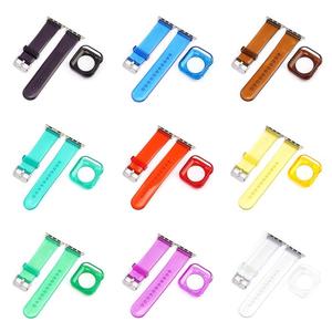 <span class=keywords><strong>Correa</strong></span> transparente para <span class=keywords><strong>reloj</strong></span> de pulsera, funda transparente para <span class=keywords><strong>Apple</strong></span> <span class=keywords><strong>Watch</strong></span> con funda de TPU - Product Image 3