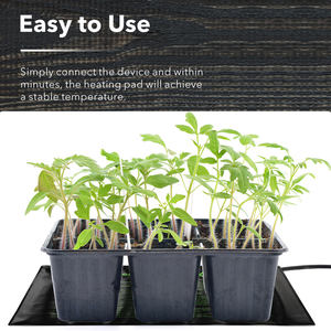93*52c 36.6*20.47in Seedling Heat Mat, Durable Waterproof <b>Seed</b> Germination Heating Mat, Warm <b>Hydroponic</b> Plant Heating US Plug - Product Image 5