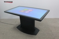Table tactile intelligente Android professionnelle étanche de 43 pouces avec écran capacitif multi-touch, processeur I3/I5/I7, résolution 1920x1080, pour le sol