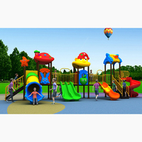 Équipement de terrain de jeux pour enfants en plein air, pour parcs d'attractions commerciaux, en gros