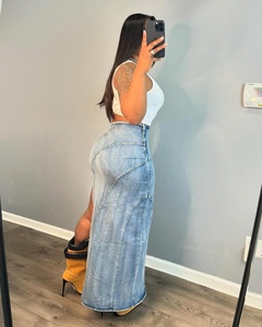 Ventes en gros, best-seller, été 2026, mode féminine, jupes longues sexy pour femmes - Product Image 3