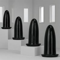 Extragroßer Dicker Raketen-Analplug Unisex SM Anus-Dilatator Masturbator Kirschblüten-Explosiver-Vergnügen-Open-Ass-Plug