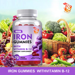 Complément Alimentaire de Fer de Haute Qualité Sans Gluten, Gummies au Fer avec Complexe B et Folate pour le Bien-être Général - Product Image 6