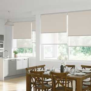 Double Layer Roll up Blind Curtain Sunscreen Blackout Double Roller Blind Dual Roller <strong>Shades</strong> With Fascia Cover Cassette <strong>Valance</strong> - Product Image 6