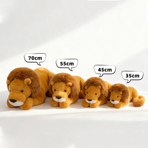 Peluche mascotte Lion, peluche personnalisable, peluche animal lion, peluche bébé lion, peluche lion jaune - Product Image 4