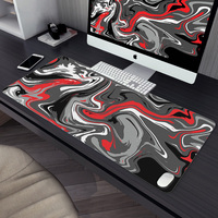 Tapis de souris liquide Strata, tapis de souris de jeu abstrait grand format 900x400, tapis de souris gamer XXL, tapis de bureau PC, tapis de clavier