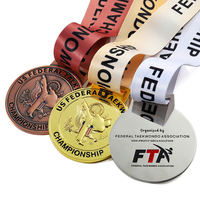 Médailles personnalisées pour fabricants, design sur mesure, Taekwondo, Marathon, médailles et trophées sportifs, médaille d'or en alliage de zinc