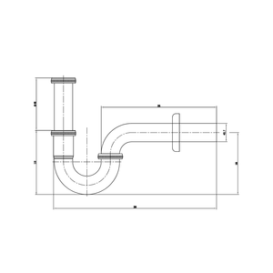 Commercio all'ingrosso p trap <span class=keywords><strong>bagno</strong></span> rubinetto di lavaggio lavabo wc <span class=keywords><strong>sifone</strong></span> Con pulire fuori - Product Image 6