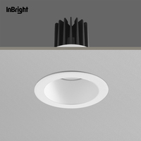 Module Design Led COB Encastré Réglable Downlight 8W 15W Dali Ip65 Aluminium Downlight