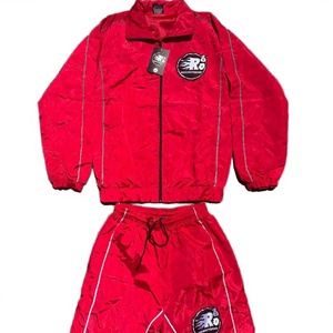ชุดเซ็ตแจ็คเก็ตสั้นกันลมมีฮู้ดแบบสองชิ้นสำหรับฤดูหนาว ไซส์พลัส ผ้าไนลอนและคอตตอน 100% สไตล์สตรีทแวร์สำหรับผู้หญิง - Product Image 3