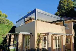 Pergola in Alluminio per Esterni, Padiglione per Terrazza 3x3 3x4 6x3, Bioclimatica Personalizzata con Persiane Impermeabili e LED - Product Image 6