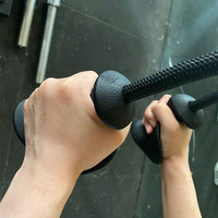 Poignée de traction robuste en acier inoxydable pour biceps et triceps, accessoire de machine à câble de gym, barre de rame