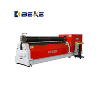 Machine à cintrer les tôles en acier au carbone W11 8*2500 à 3 rouleaux pour l'acier au carbone