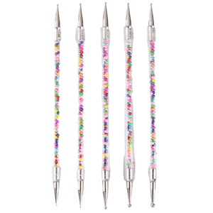 Stylo à double tête pour nail art, pince à strass en métal pour ongles en acrylique - Product Image 1