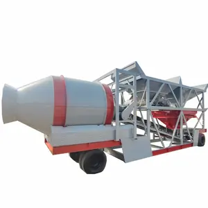 Caminhões do misturador concreto de segunda mão Planta móvel 500L 750L 1000L 1500L Drum Tipo Planta de mistura de concreto móvel