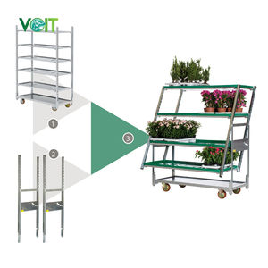 VOIT – chariot de présentation de fleurs en acier pour plantes, horticole danois - Product Image 5