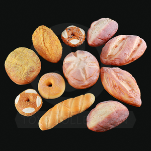 Pu artificiel simulé miettes rempli pain Squishy rebond lent pain décoration alimentaire Desserts fruits pain modè<span class=keywords><strong>les</strong></span> Toast Baguette - Product Image 2