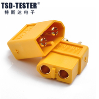 Connecteur de prise XT60 de haute qualité, pour running, système d'alimentation de chargement, prise