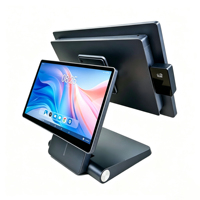 Terminal POS Layar Sentuh Android 14 RK3576 RK3588 15,6 inci dengan NFC/WiFi/Bluetooth untuk Pembayaran Restoran