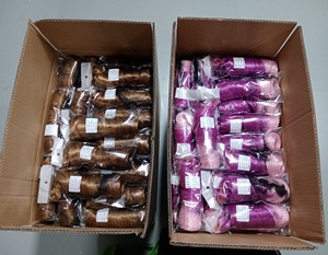 Estensioni per Capelli all'Uncinetto con Ricci Francesi Tinti 150g per Donne, Capelli Intrecciati Ondulati - Product Image 5