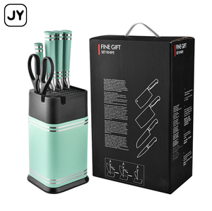 Ensemble de couteaux de cuisine professionnels à 6 pièces avec manche en plastique, couteaux de chef en acier inoxydable 3Cr13, vente en gros sur le marché mondial, approvisionnement en vrac - Product Image 1