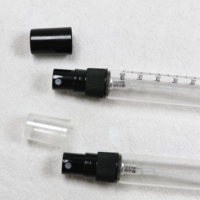 Flacon vaporisateur en verre gradué vide personnalisé de 2ml 3ml 5ml 10ml flacon d'échantillon de parfum atomiseur avec échelle de parfum rechargeable