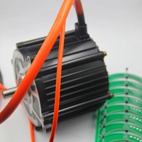 Kit moteur central XINYIDA 72V 5000W IP65 avec contrôleur FOC FarDriver ND72, écran LCD DKD, accélérateur, faisceau de câblage et convertisseur CC
