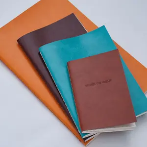 Cuaderno con logotipo personalizado A4 A5 A6 A7 planificador de escritura escolar cuaderno diario cosido para ejercicio de estudiante con rejilla forrada de cuero PU