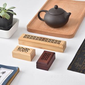 กล่องธูปไม้ไผ่ 14.8*3.5*2.2 สำหรับเก็บของหอม ใช้กับโต๊ะน้ำชา - Product Image 3