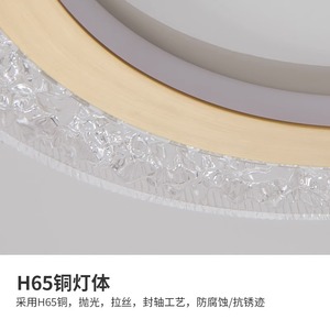 Nordic Style Luxury Round <b>Ceiling</b> <b>Light</b> Elegant Minimalist Designer Style Lighting Fixture for Bedroom Living Room Study - Product Image 3