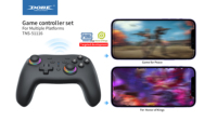 Control Inalámbrico para Juegos al por Mayor, Gamepad con Luz RGB, Giroscopio de 6 Ejes, Vibración Ajustable para Switch, P3, PC, Android