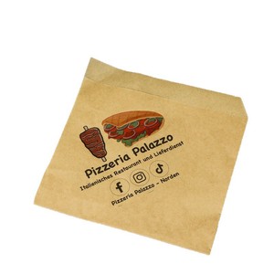 Recyclable Biodegradable Eco Water-Oil Proof Grease-proof Fast Food Noodle Hamburger Takeout Paper Bag Packaging Paper - Product Image 1