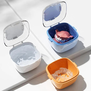 Custodia porta porta bocca porta protesi per pulizia orale protesi dentaria apparecchio ortodontico - Product Image 1