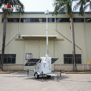 Sistema di Sorveglianza Esterna Mobile con Telecamera CCTV su Rimorchio Solare, 3 Pannelli Solari Bifacciali da 450W, Batteria al Litio e Sicurezza Remota - Product Image 2