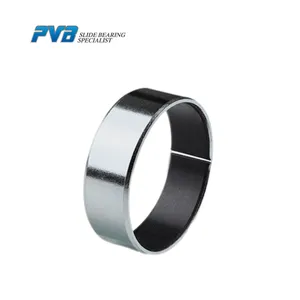 Steel Backing PTFE Lined Sleeve Bearings Anti-corrosion Bushing Self Lubricating Composite Bushing