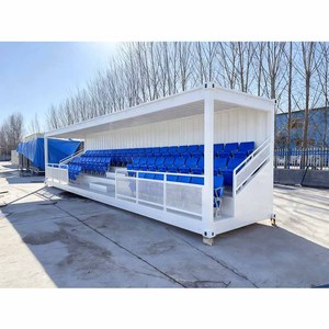 Grada Modular Antirrobo para Contenedores, Grada Portátil para Ver Fútbol, Grada para Espectadores de Estadios para Eventos Deportivos y Conciertos - Product Image 4