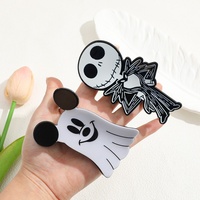 Aksesoris Rambut Halloween Anime Kartun Hantu Labu Mickey Jepit Rambut Akrilik Gaya Pesta Dekorasi Hadiah