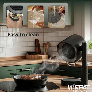 Hotte aspirante électrique portable WIN FULL pour cuisine de camping-car/VR, mini extracteur de fumée sans conduit, 3 vitesses, installation facile - Product Image 3