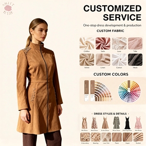 Abrigo de moda para mujer con cuello alto y cremallera completa, corte entallado, estilo deportivo casual, ideal para otoño e invierno, uso diario y viajes. - Product Image 1