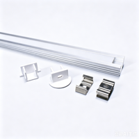 Profilés en aluminium pour bande LED flexible, canal en aluminium pour bande LED pliable, extrusion de profilés linéaires en aluminium pour bande LED