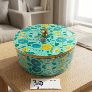Elegant Polished Wooden <b>Serving</b> <b>Bowl</b> <b>with</b> <b>Lid</b> Cute Design High Quality Stocked for Party Use by Falak World Export - Product Image 1