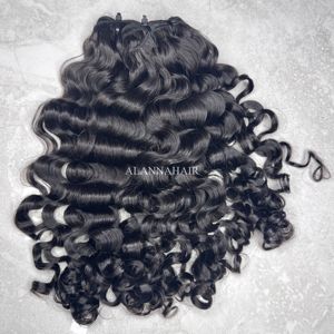 Летний Лидер продаж, пучки вьющихся волос 3a, новые камбоджийские кудри, мокрые и волнистые кудри, пучки натуральных волос - Product Image 1