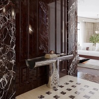 Carrelage de sol en marbre Rosa Levanto de luxe, comptoir de lavabo pour salle de bain, pour villa, hôtel, décoration intérieure