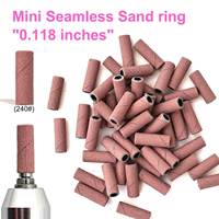 Nouvelle version améliorée de l'anneau de ponçage miniature sans soudure de 3 mm pour le polissage des ongles et l'élimination des peaux mortes, utilisation universelle