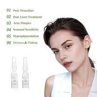 Ampoule d'hyaluronate de sodium esthétique médicale, essence hydratante en profondeur, réparation de la barrière cutanée, soin des peaux sensibles