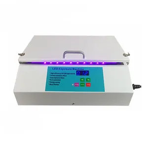 Unité UV de machine d'exposition de mini logos LED de Tableau de 25W 12x8 pouces pour l'imprimante de tampographie
