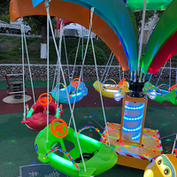 Manège musical de parc d'attractions à l'épreuve des enfants, équipement de divertissement extérieur, balançoire, chaise volante pour enfants, vente en gros