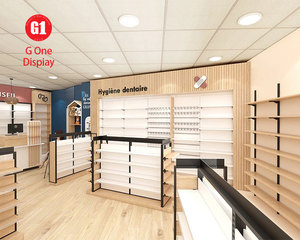 Diseño de Decoración Interior Único para Farmacias con Muebles de Exhibición de Madera con Iluminación LED - Product Image 2