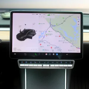Per Tesla modello 3 bottone intelligente a 2016 2019 per schermo centrale portaoggetti per sedile auto pulsanti di controllo
