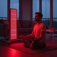 Panneau de luminothérapie rouge REDDOT sur pied pour la série RDPRO3000, usage domestique et commercial, avec soulagement de la douleur et chauffage physique